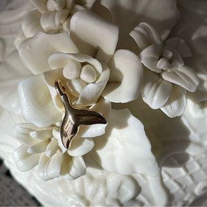 Whale Tail Gold Tone Pendant Only | Small | Dainty | Minimalist